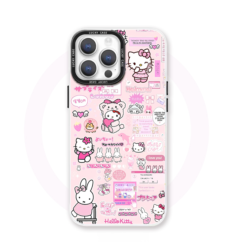 Kitty 适用于iPhone16promax苹果15pro磁吸手机壳小众独特14高级感轻奢13浮世绘ins风华为pura70艺术小米