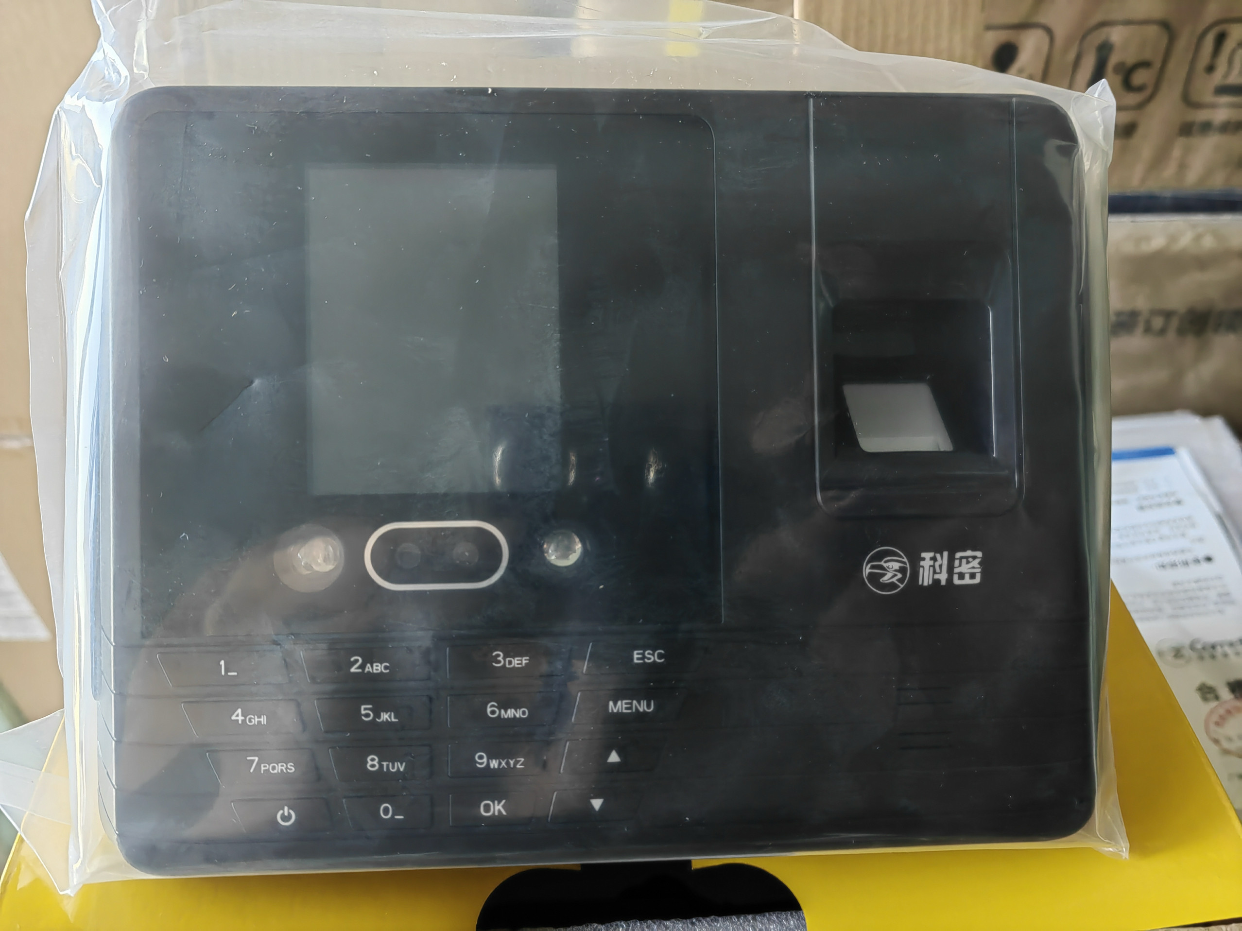 科密DF310/330/DF350系列考勤机 自助式打卡机人脸指纹考勤签到机