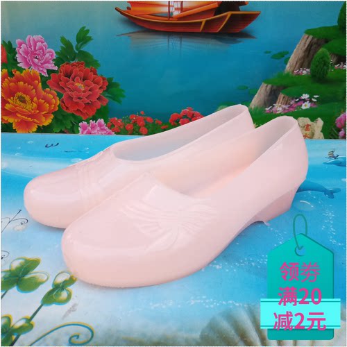女士低帮春秋甜美雨鞋
