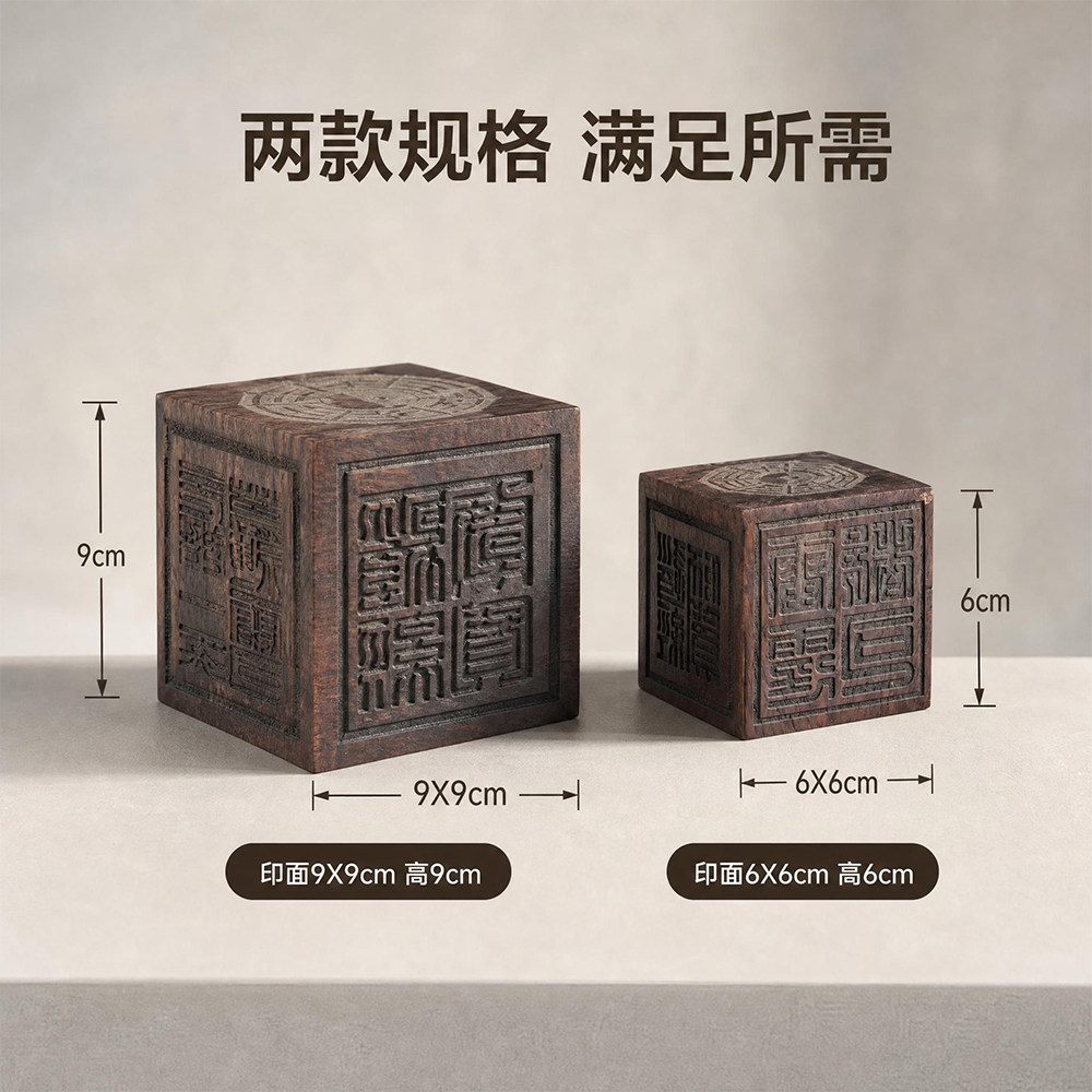 黑檀木篆刻私章定制送礼收藏