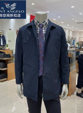 翻领行政风衣报喜鸟高档