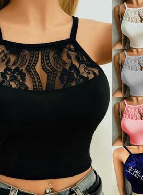 European and American sexy lingerie 露背吊带百搭内衣短款上衣