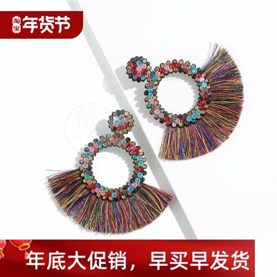 。Bohemian Earrings women's fashion earrings women's Handmad