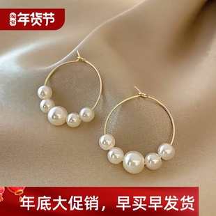 Style Korean HighEnd European Earrings American Simple and