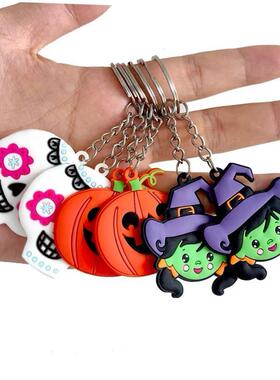 Halloween Treat Bag Gifts Silicone Bracelet,Keychain,Rings,T