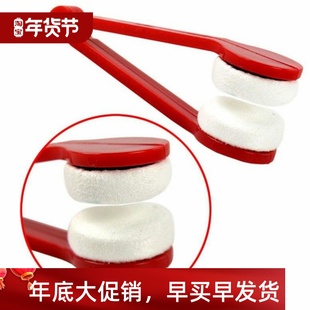 Brush Two side Mini Spectacles Cleaner Microfiber Glasses
