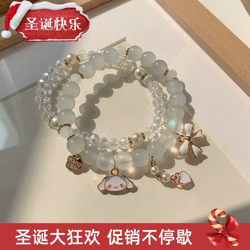 2022 Korean New Hot Sale Bracelets Cartoon Charms Girls Love
