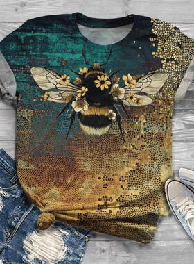 Summer Wonmen 8888#T-shirts iNew Desig 3D Anmal DogBirds Pri