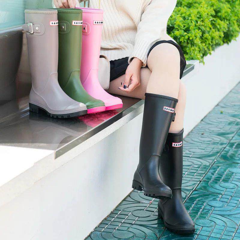 Maogu Rain Shoes Female Fashion Models Non-slip Rain Boots A