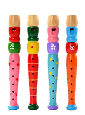 Hot Colorful Wooden Flute Music Instrument Trumpet Buglet Ho