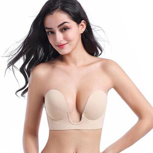 U-shaped invisible bra breathable strapless chest patch 胸贴