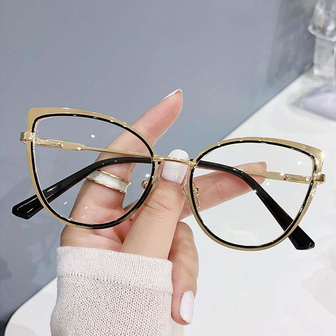 High Quality Retro Cat Eye Anti-blue Light Glasses Women Men