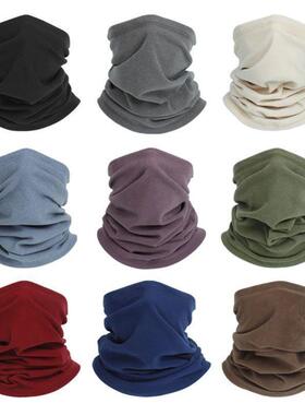 Winter Neck Warmer Gaiter Bandana Mask Fleece Half Face ver