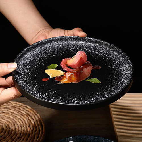 日式盘子西餐牛排餐盘家用菜盘网红ins风餐具创意碟子早餐沙拉盘
