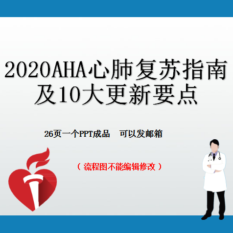 心肺复苏ppt2023aha心脏骤停急救知识指南