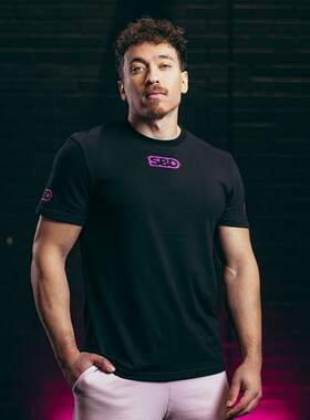 2026英国SBD 限量 NOVA-新星 男款小标纯棉T恤力量举运动健身休闲