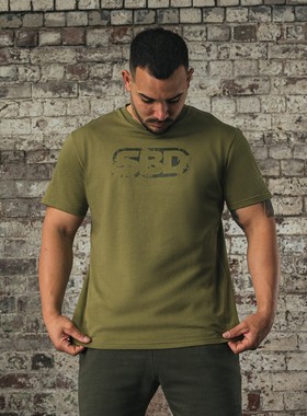 2025Resolve竞界·破限 限定英国SBD大标T恤 男款纯棉健身运动