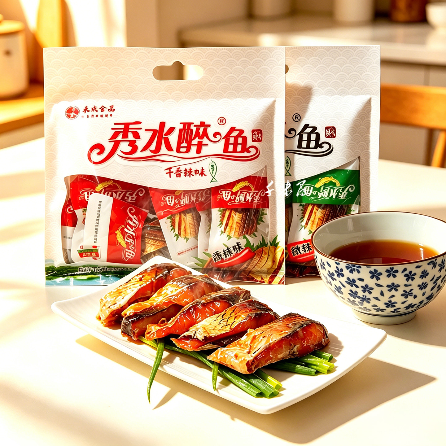 2袋包邮千岛湖特产永成秀水醉鱼250g 礼袋装开袋即食鱼肉干零食