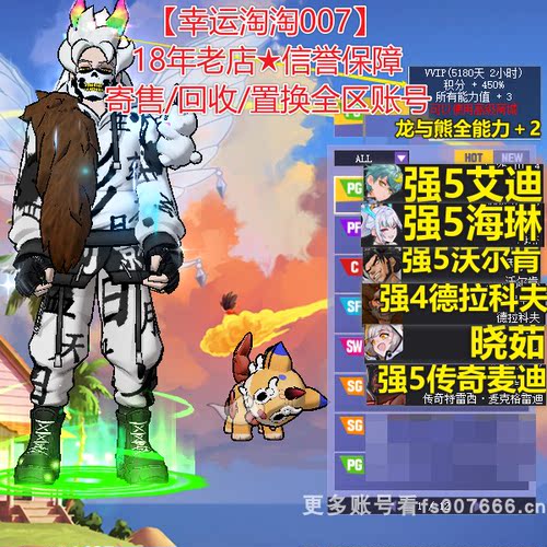 t705街头篮球四区10代全+2/龙王c龙后pf中手熊王sf+晓茹sw+艾迪pg