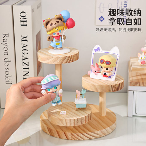 盲盒收纳展示架手办陈列架