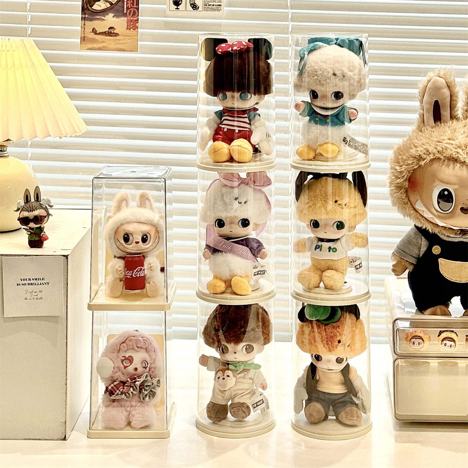 SP展示盒冬日乐章盲盒收纳展示架