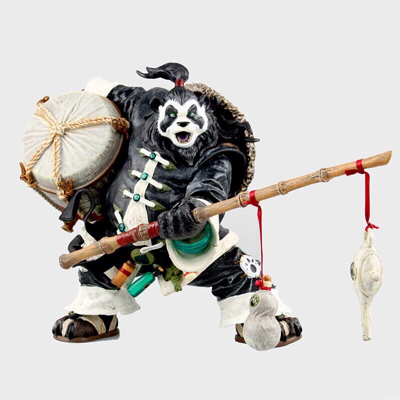 暴雪DC 魔兽世界 熊猫人 陈·风暴烈酒 风暴英雄 模型雕像手办
