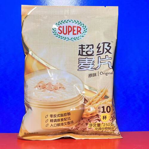 SUPER超级麦片原味250克早餐