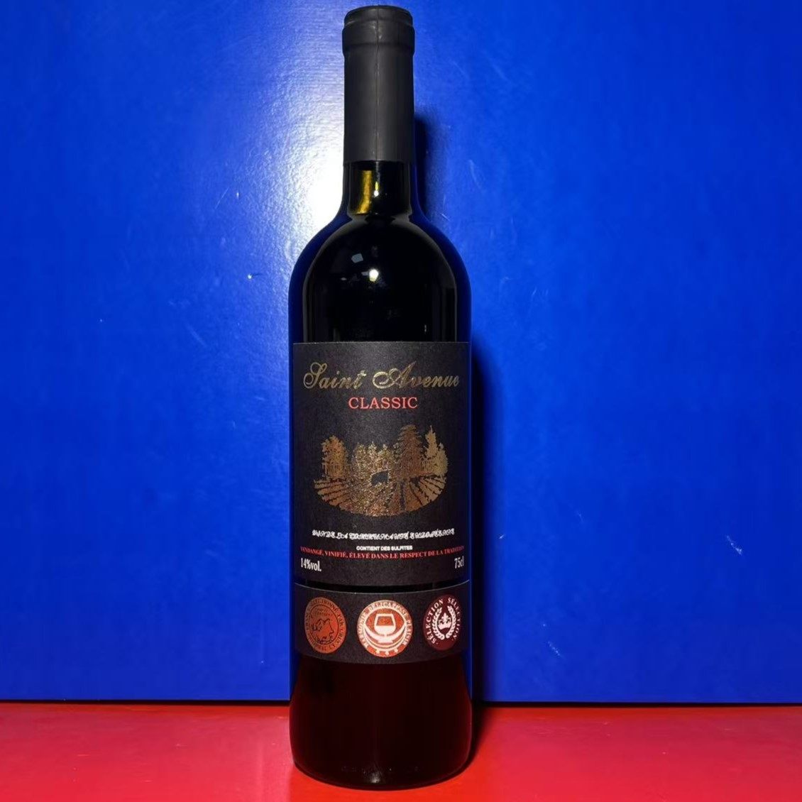 法国进口圣奥诺经典干红葡萄酒750毫升原瓶进口高端红酒临期特价