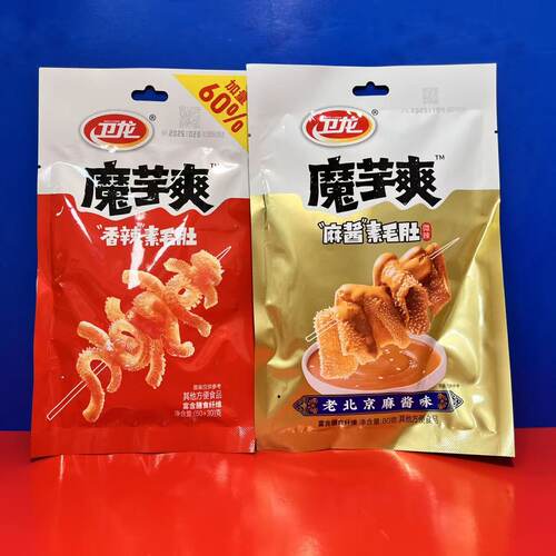 卫龙魔芋爽香辣味老北京麻酱味