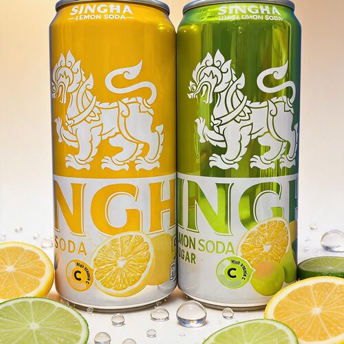 SINGHA胜狮伟狮柠檬气泡水330ml