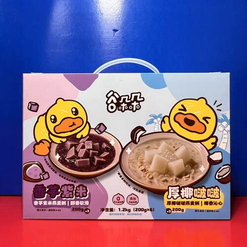 谷朵朵小黄鸭燕麦粥1.2千克(6碗)