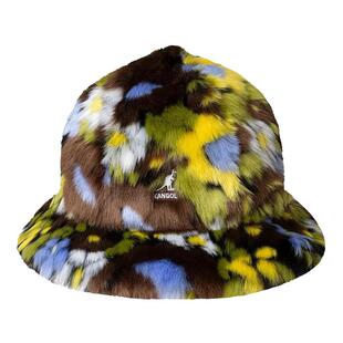 代购KANGOL男女帽子保暖防风毛绒印花冬季户外渔夫帽潮流休闲