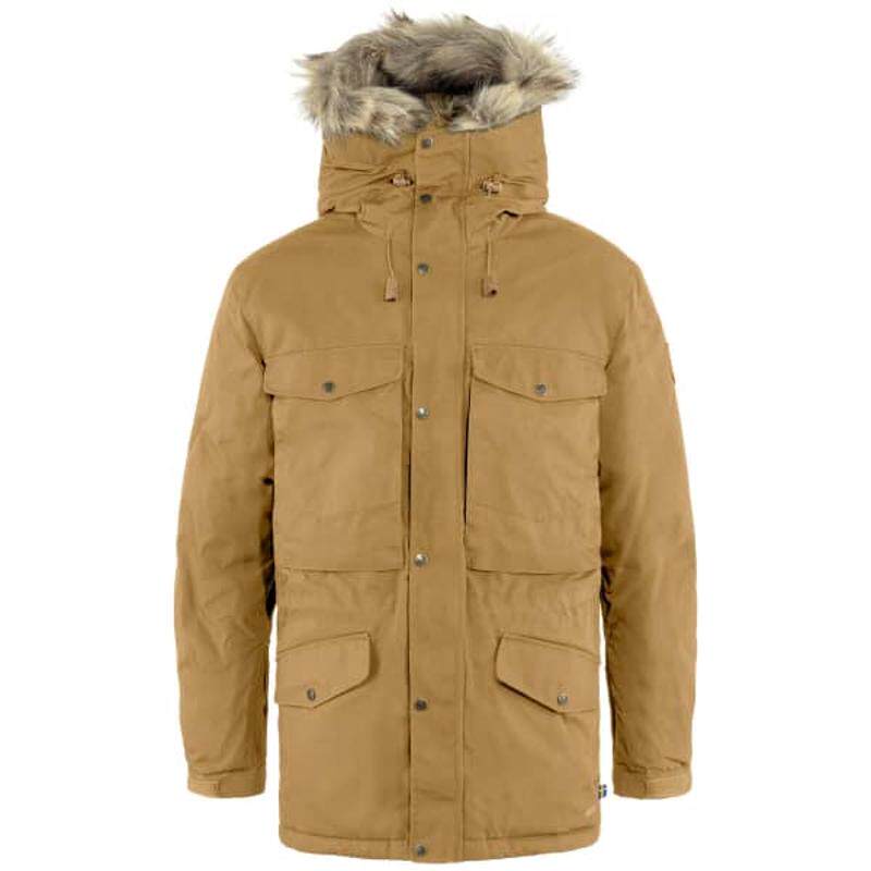 Fjallraven北极狐男士羽绒服防水防风保暖冲锋衣连帽中长款外套