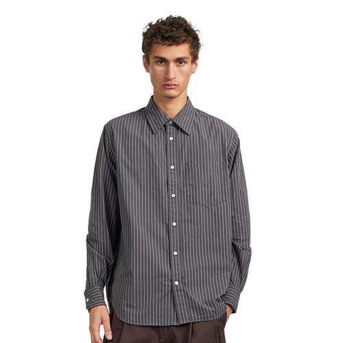 代购NORSE PROJECTS男士衬衫透气抗皱棉质条纹商务休闲衬衣爆款