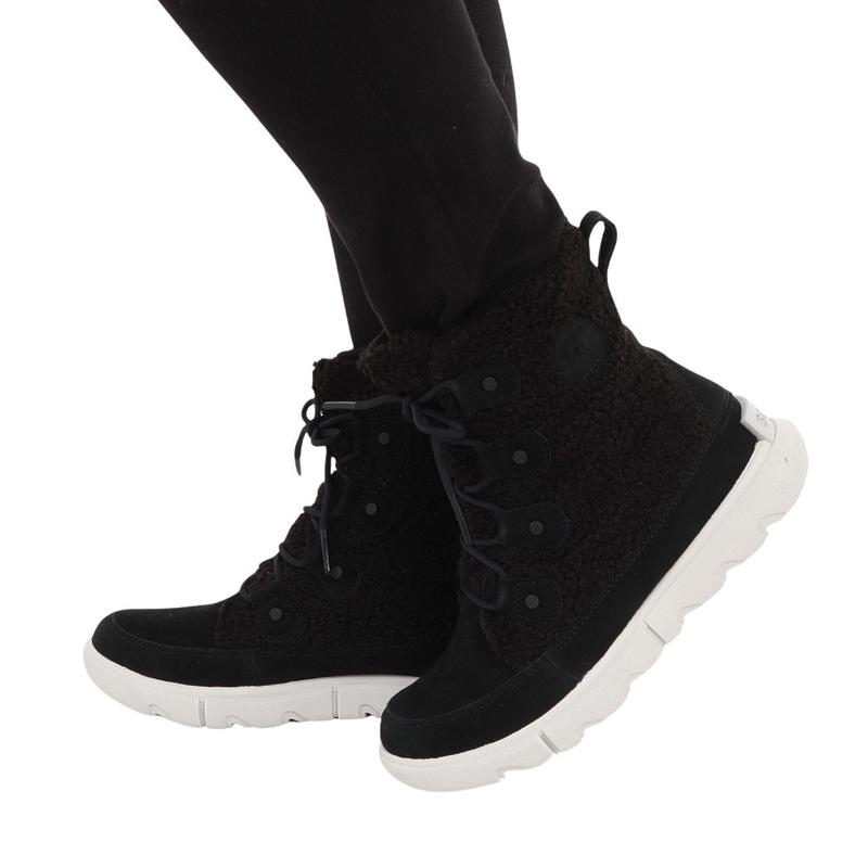 SOREL女士雪地靴保暖防水轻量户外靴高帮系带女靴