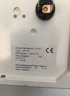 议价德国PLEIGER  船用阀门遥控压力指示LSP-144AB91007B516 0-1.