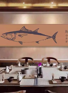 浮世绘挂画日式料理店居酒屋壁画