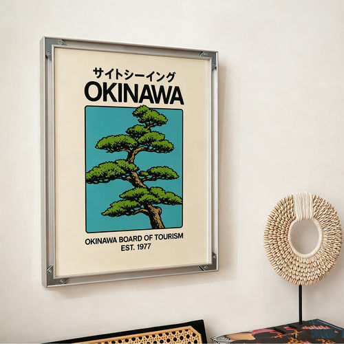 中古包豪斯几何艺术客厅装饰画挂画床头画卧室房间小众高级感壁画