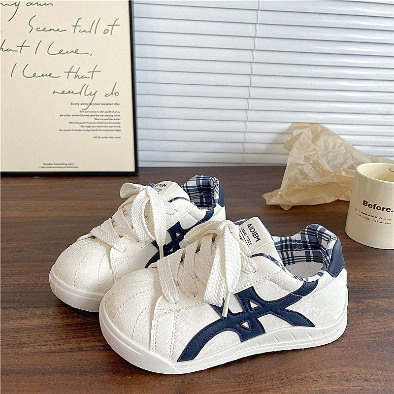 港风学生增高小白鞋女ins百搭运动休闲板鞋2026春秋季新款德训鞋,女鞋,休闲板鞋,淘宝优惠券,粉丝福利购,淘宝优惠卷