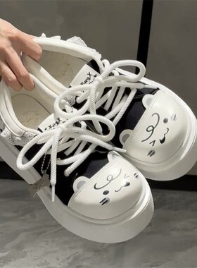 小众原创松糕鞋女2025新款可爱大头娃娃鞋板鞋Lolita鞋日常lo鞋女