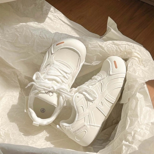 复古德训鞋子女2025春秋新款爆款百搭小白鞋小众学生休闲板鞋女鞋