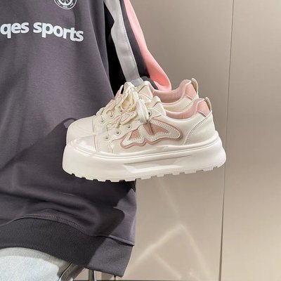 女鞋厚底小白鞋女2025春夏季新款鞋子运动休闲百搭板鞋女学生鞋女