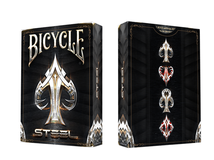 CKB纸牌 Bicycle Steel 精钢钢铁 进口收藏花切扑克