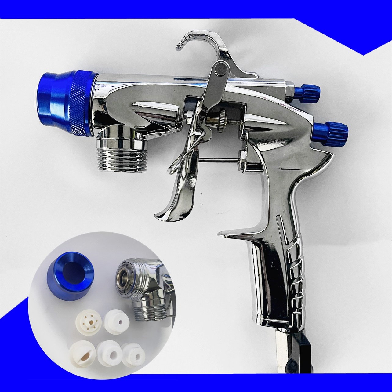 真石漆喷枪弹涂枪喷涂机枪浮雕漆水包砂墙面涂料喷砂防水防火涂料