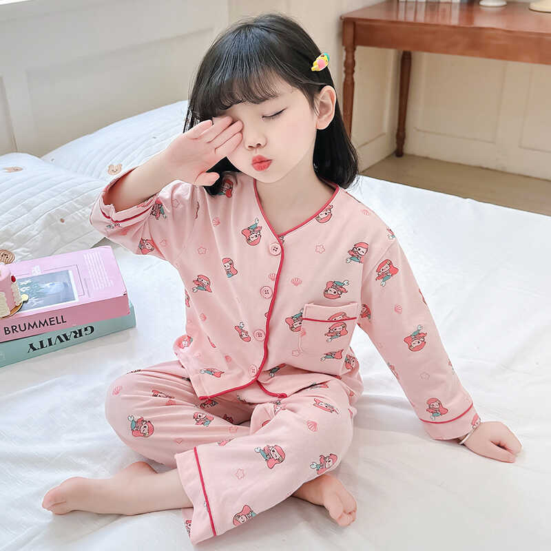 长袖纯棉家居服公主风春秋