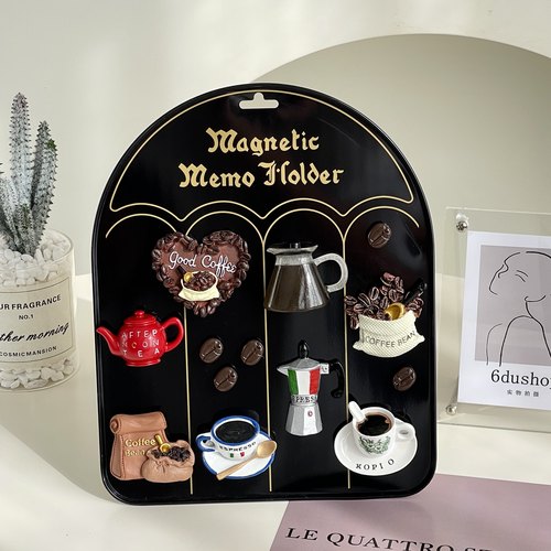 韩国创意coffee咖啡冰箱贴
