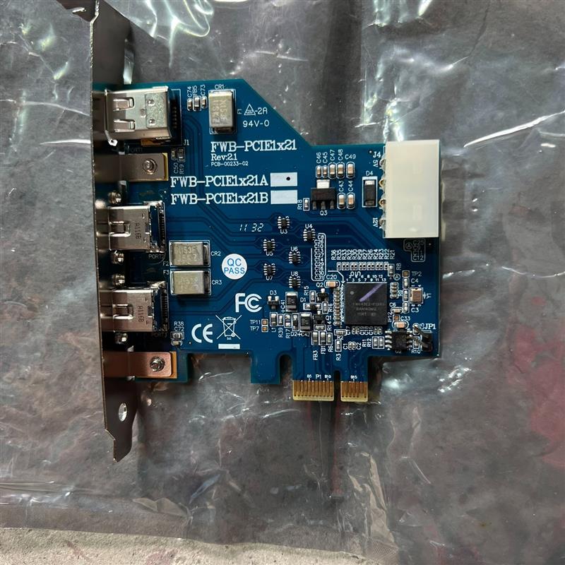 【议价】台湾IOI FWB-PCIE1X21A 1394B采集卡 8