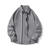 春装宽松重磅外套男大码港风休闲潮流衬衫C2177-P35【特价】，男装衬衫，电商A007-1