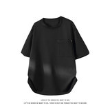 肌理感简约短袖T恤男夏季凉感口袋半袖宽松圆领上衣T3698-特价P22，男装T恤，电商A007-1