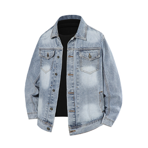 休闲大码宽松男女潮流立体剪裁牛仔外套夹克J0521-P80【特价】，男装工装外套，电商A007-1